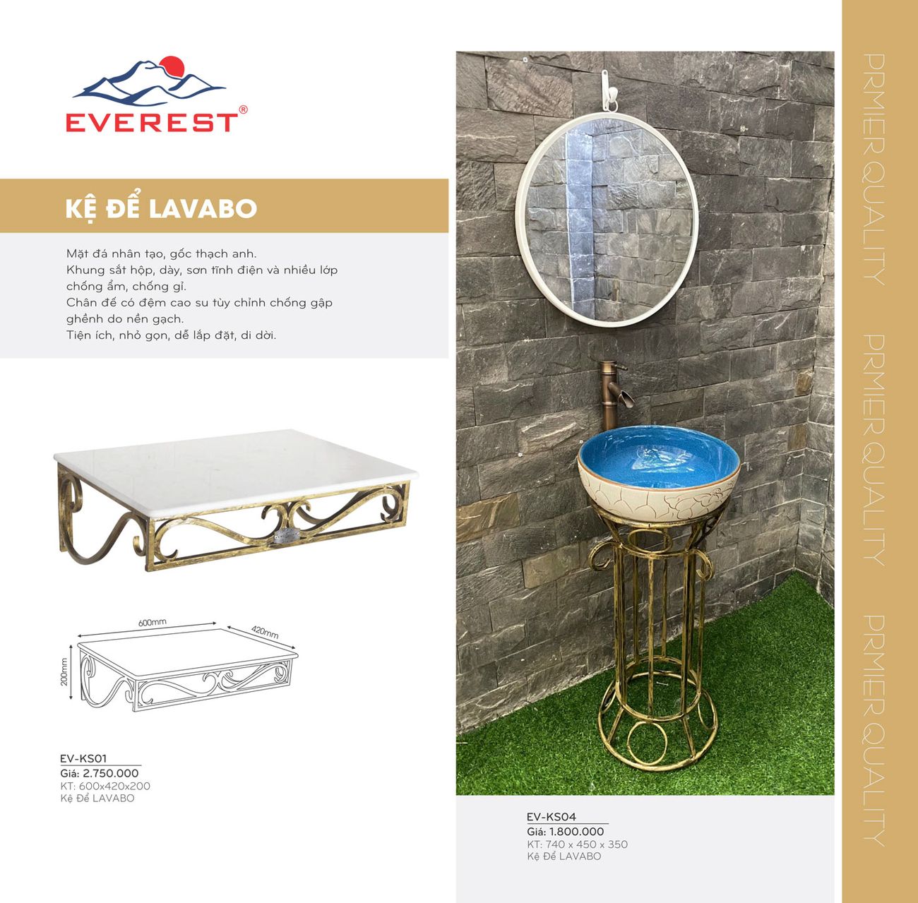 Thiết bị vệ sinh EVEREST Cổ Điển Catalogue và Bảng giá mới nhất /Page 
